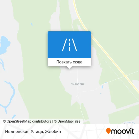 Карта Ивановская Улица