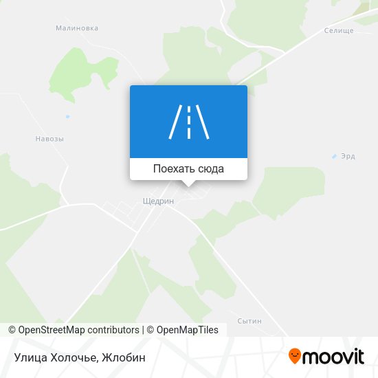 Карта Улица Холочье