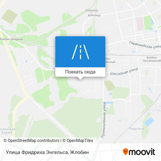 Карта Улица Фридриха Энгельса