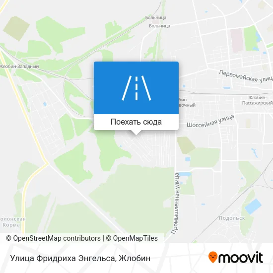 Карта Улица Фридриха Энгельса