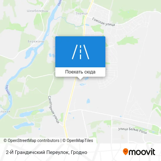 Карта 2-Й Грандичский Переулок