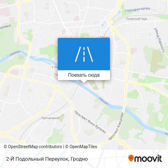 Карта 2-Й Подольный Переулок