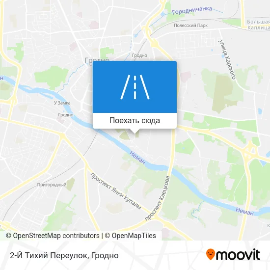 Карта 2-Й Тихий Переулок