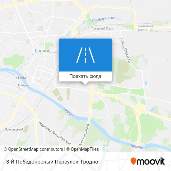 Карта 3-Й Победоносный Переулок