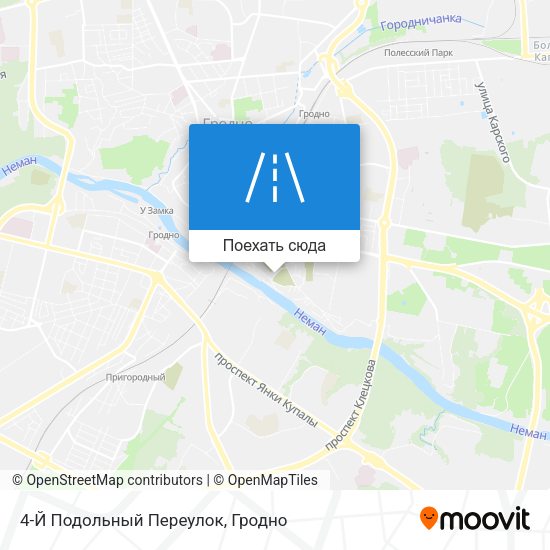 Карта 4-Й Подольный Переулок