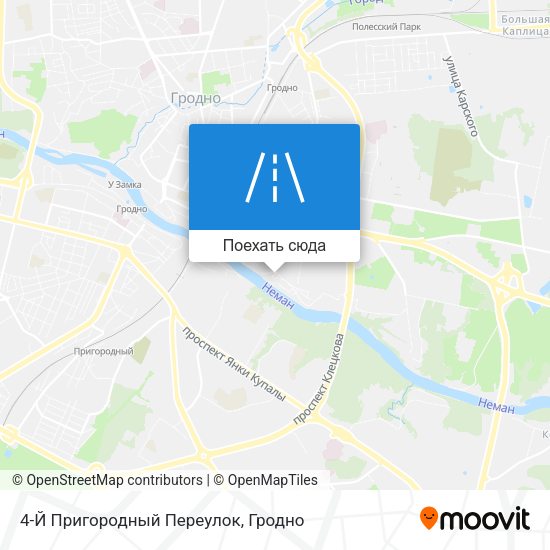 Карта 4-Й Пригородный Переулок