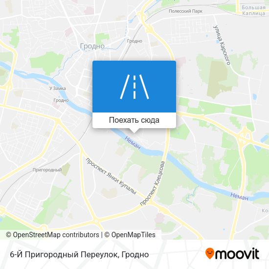 Карта 6-Й Пригородный Переулок