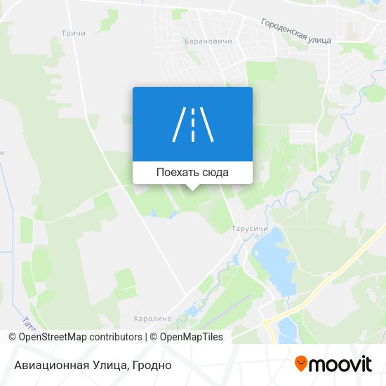 Карта Авиационная Улица