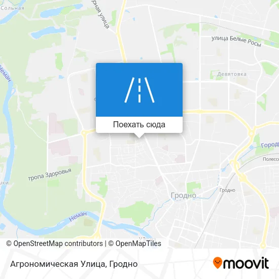 Карта Агрономическая Улица
