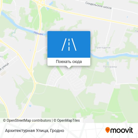 Карта Архитектурная Улица