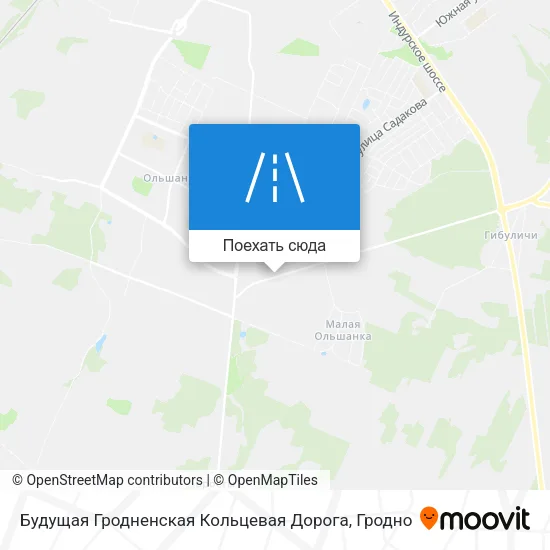 Карта Будущая Гродненская Кольцевая Дорога