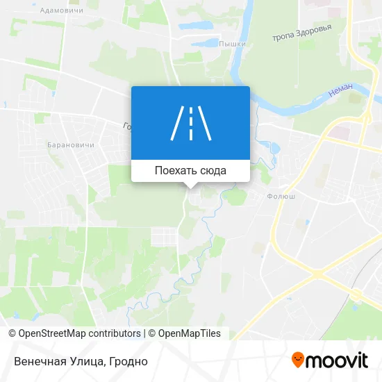 Карта Венечная Улица