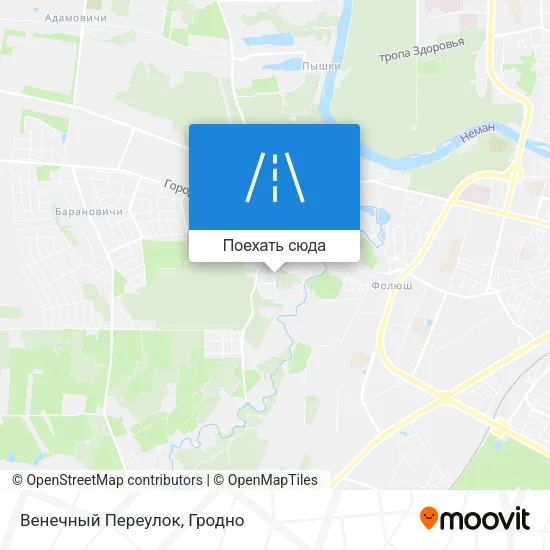 Карта Венечный Переулок