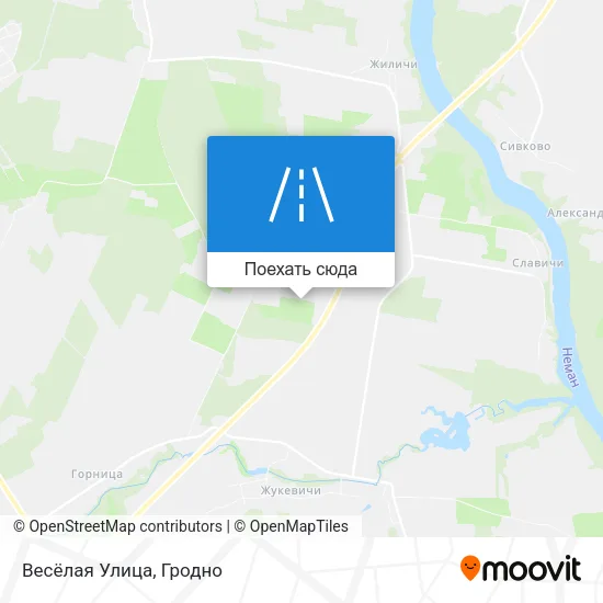 Карта Весёлая Улица