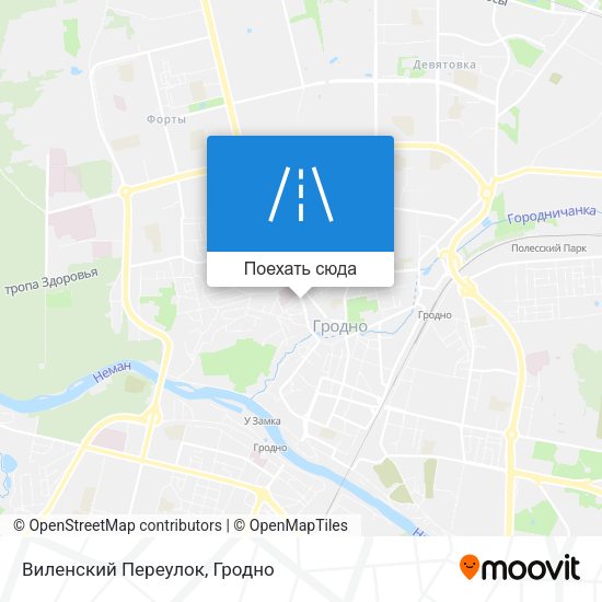 Карта Виленский Переулок