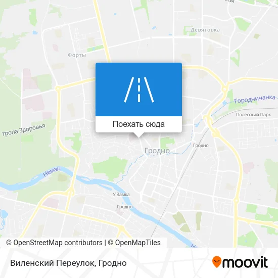 Карта Виленский Переулок