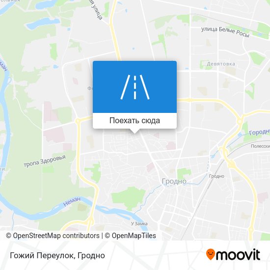 Карта Гожий Переулок