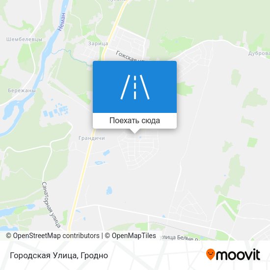 Карта Городская Улица