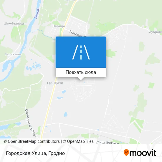 Карта Городская Улица