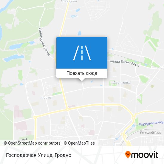 Карта Господарчая Улица