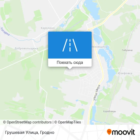 Карта Грушевая Улица