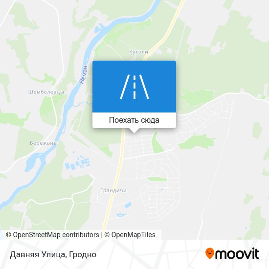 Карта Давняя Улица