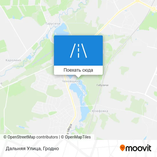 Карта Дальняя Улица