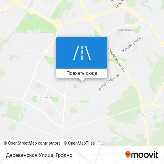 Карта Деревенская Улица