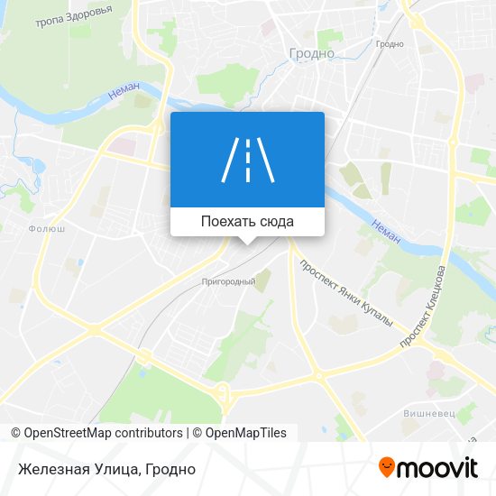 Карта Железная Улица