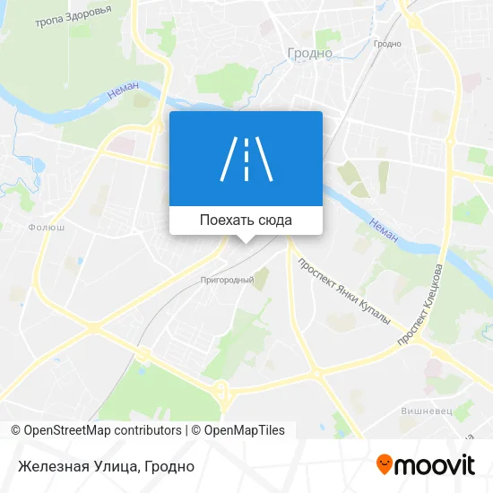 Карта Железная Улица