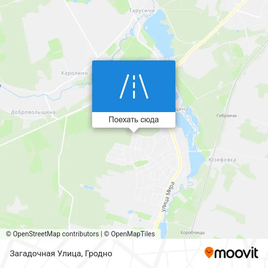 Карта Загадочная Улица