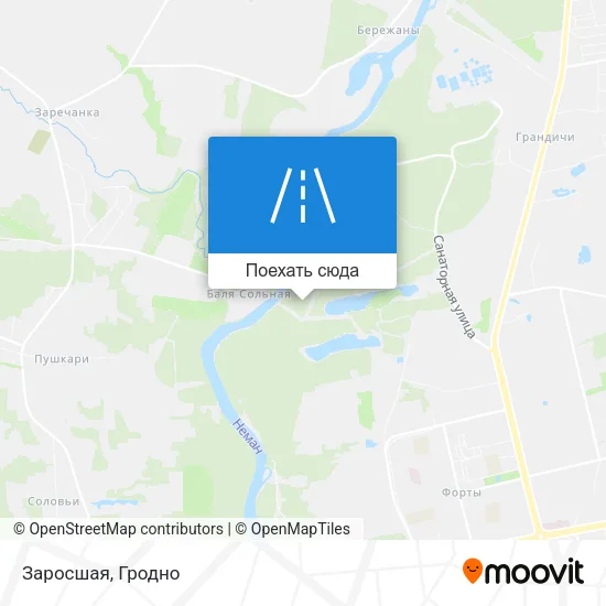 Карта Заросшая