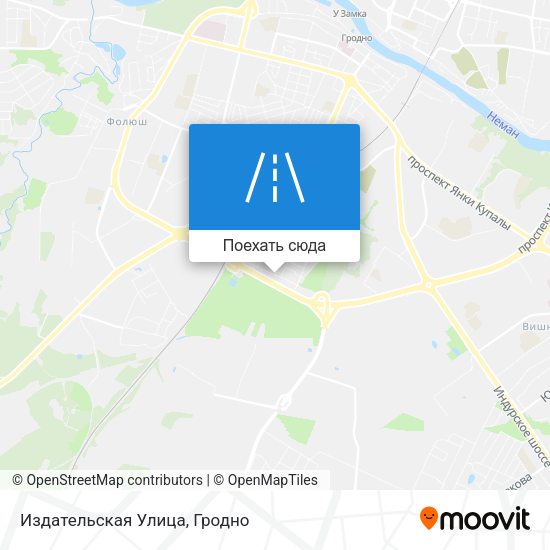 Карта Издательская Улица
