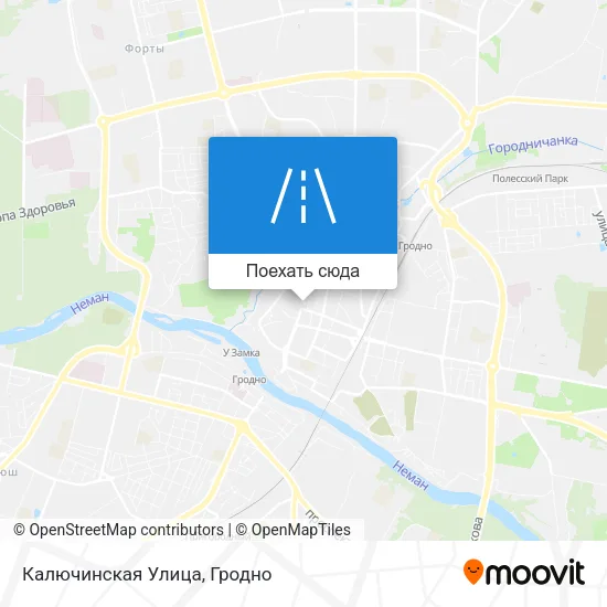 Карта Калючинская Улица