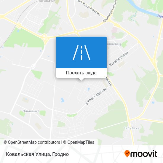 Карта Ковальская Улица