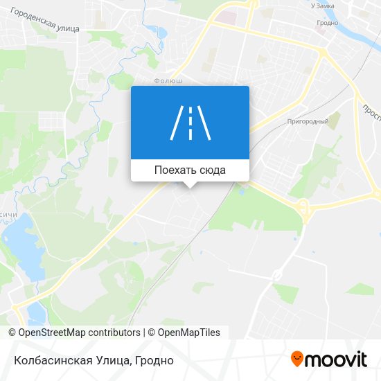 Карта Колбасинская Улица