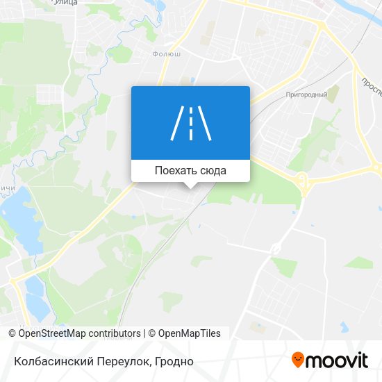 Карта Колбасинский Переулок