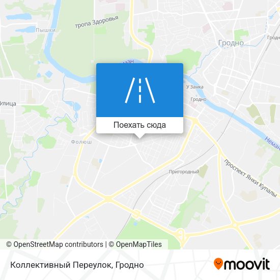Карта Коллективный Переулок