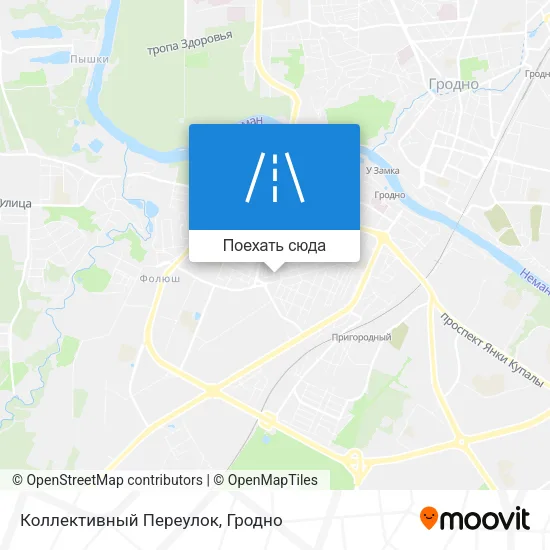 Карта Коллективный Переулок