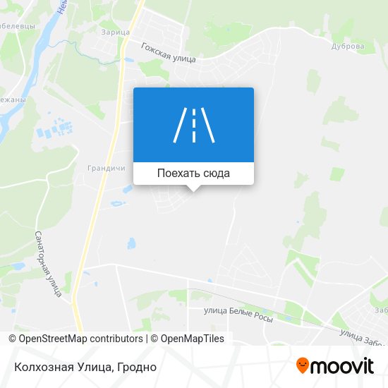 Карта Колхозная Улица