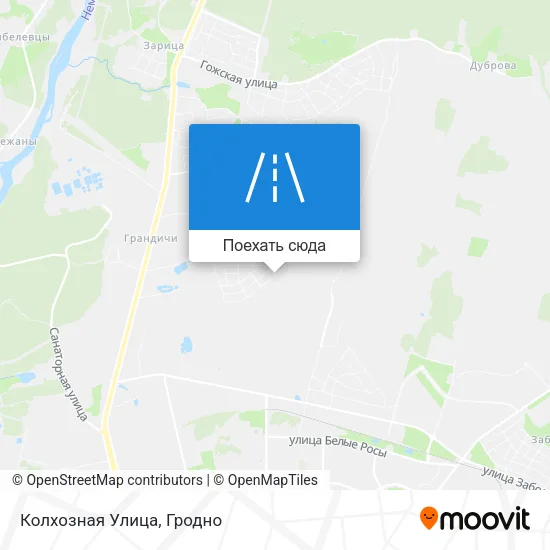 Карта Колхозная Улица