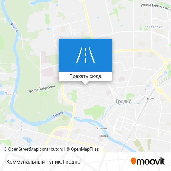 Карта Коммунальный Тупик
