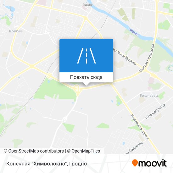 Карта Конечная "Химволокно"