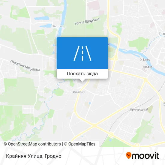 Карта Крайняя Улица