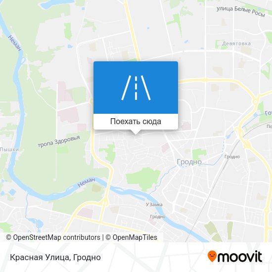 Карта Красная Улица