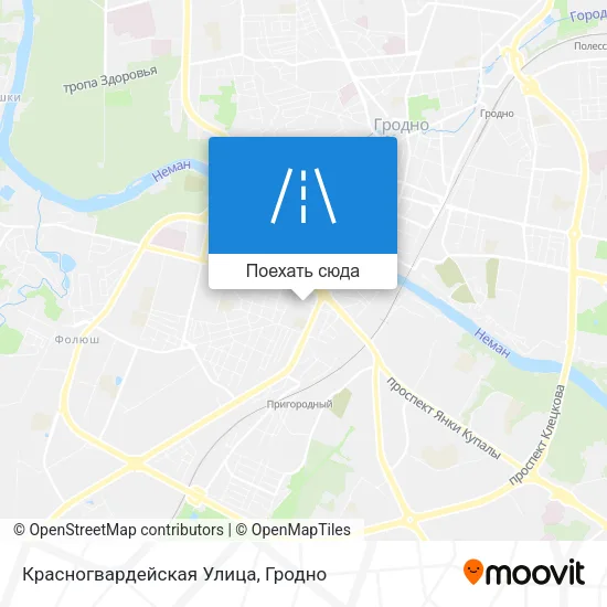 Карта Красногвардейская Улица