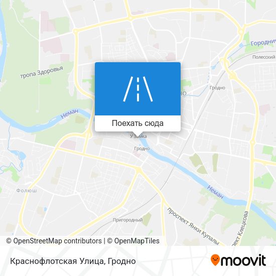 Карта Краснофлотская Улица