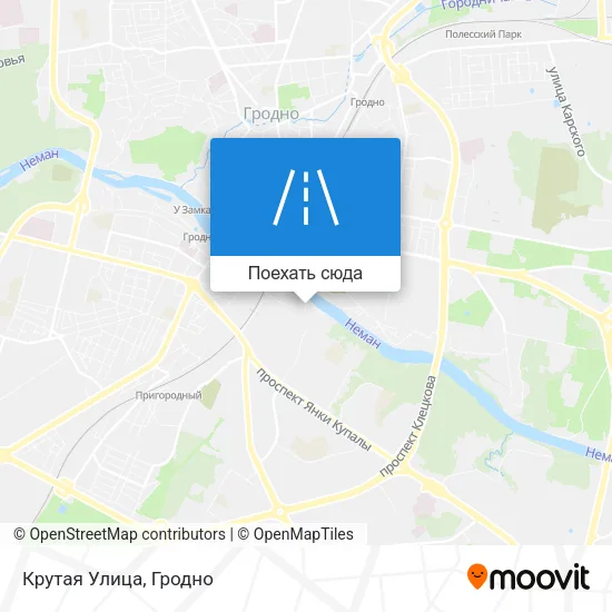 Карта Крутая Улица