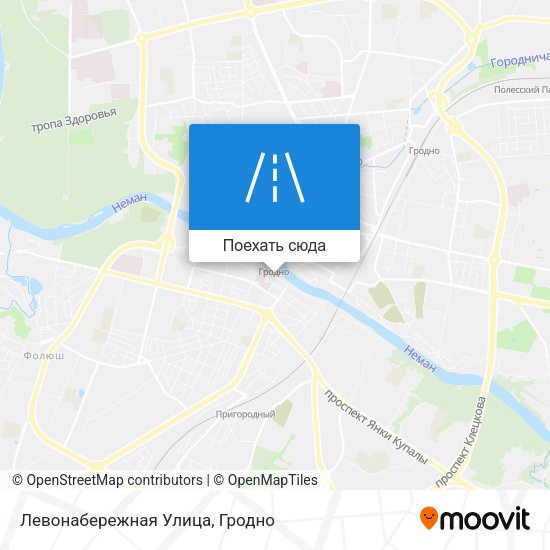 Карта Левонабережная Улица