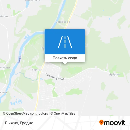 Карта Лыжня